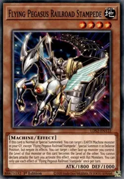 Yugioh! Flying Pegasus Railroad Stampede - LDS2-EN122 - Common - 1st Edition Nea - Image 1