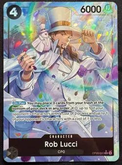 One Piece Rob Lucci OP05-093 Alternate Art Awakening of the New Era English NM - Image 1