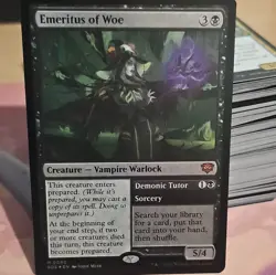 MTG Emeritus of Woe Secrets of Strixhaven FOIL 0080 M SOS NM - Image 2