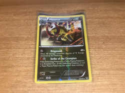 Haxorus 69/101 Black & White Plasma Blast Reverse Holo Pokemon Card 2013 LP - Image 1