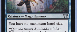 Graceful Adept Mtg MISPRINT Card in Portuguese but rules text in English - Image 3