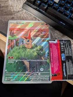 Pokemon Victini SVP 208 JUMBO Card Black Bolt White Flare PROMO 2025 - Image 3