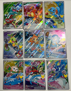 Pokemon TCG First Partner ILLUSTRATION COLLECTION 9 CARD SET Series 1 Promo - Image 1