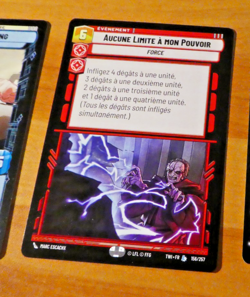 STAR WARS UNLIMITED CARD GAME TCG CARTE LEGENDAIRE 156/257 TWI FR MINT - Image 1