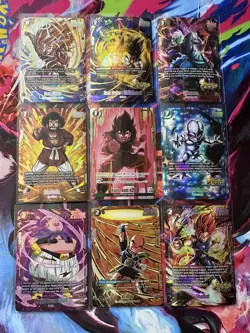 Dragon Ball Fusion World GOLD ALT Art LOT Collection From Starter Decks Goku! - Image 1