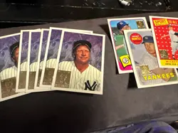 1996 Topps MLB Baseball Card Lot 9 Mickey Mantle New York Yankees Commemorative - Image 1