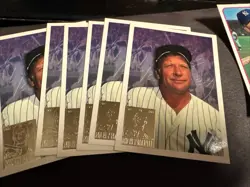 1996 Topps MLB Baseball Card Lot 9 Mickey Mantle New York Yankees Commemorative - Image 2