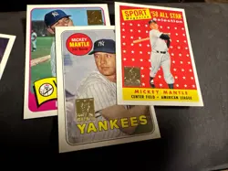 1996 Topps MLB Baseball Card Lot 9 Mickey Mantle New York Yankees Commemorative - Image 3