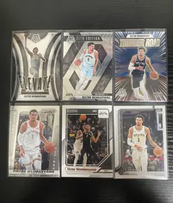 Panini Donruss Topps Victor Wembanyama Rookie Card Lot (6) Spurs 2024-25 - Image 1