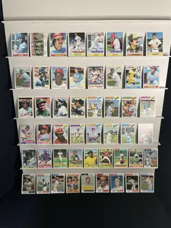 1970’s Topps Baseball 50-Card Lot HOF’s Stars Rookies EX-NRMT Vintage - Image 2
