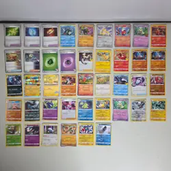 Pokemon Cards Mostly Holo Some Reverse Holo Rares 42 Card Lot Lightly Played - Image 1