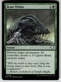 Beast Within Normal U Commander: Edge of Eternities 93 NM - Image 1