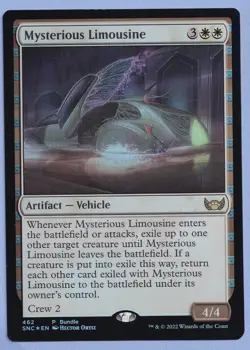 Mysterious Limousine Promo Mtg MISPRINT. Mountain symbol in foil layer - Image 3