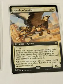 Herald of Amity Extended Art Secrets of Strixhaven Commander 65 - Image 1