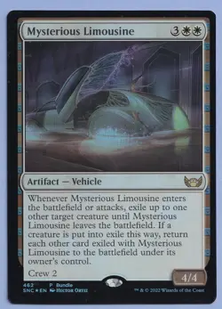 Mysterious Limousine Promo Mtg MISPRINT. Forest symbol in foil layer - Image 3