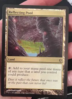 Magic: The Gathering Reflecting Pool Conspiracy Land Rare 2014 Fred Fields Engl… - Image 1