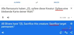 Necrotic Sliver FOIL German Mtg MISPRINT. "Sacrifice" instead "Destroy" - Image 4