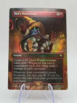 Vivi's Persistence (Borderless) Commander: Final Fantasy Foil - Image 1