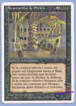 Sewers of Estark Spanish MTG MISPRINT – White Border Instead of Black - Image 1