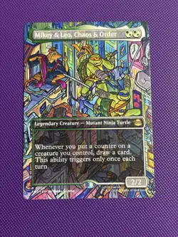 Mikey & Leo, Chaos & Order (Borderless) Teenage Mutant Ninja Turtles Regular - Image 1
