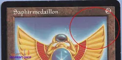 Sapphire Medallion Charlie Brown medallion MISPRINT MTG German - Image 2