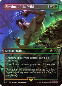 Rhythm of the Wild Foil Marvel Secret Lair NM MTG - Image 1