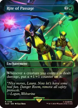 Rite of Passage Foil Marvel Secret Lair NM MTG - Image 1