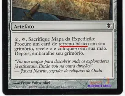 Expedition Map Portuguese Mtg MISPRINT. Search BASIC land instead any land - Image 3