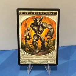 Tuktuk The Returned Token SIGNED BY ARTIST FRANZ VOHWINKEL MTG Magic ROE #2 - Image 1
