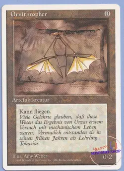 Ornithopter German Mtg MISPRINT Wrong name - Image 1