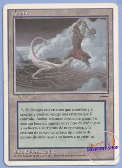Arena Spanish MTG MISPRINT – White Border Instead of Black. Harper prism - Image 1