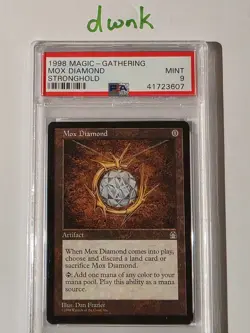 PSA 9 1998 MAGIC THE GATHERING MOX DIAMOND STRONGHOLD MTG - Reserve List FREE - Image 1