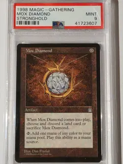 PSA 9 1998 MAGIC THE GATHERING MOX DIAMOND STRONGHOLD MTG - Reserve List FREE - Image 3