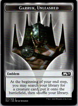 Emblem - Garruk, Unleashed T Core Set 2021 17 LP - Image 1