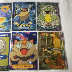 Vintage 1998-2000 Topps Pokemon TV & Movie Animation Card Lot (45 Cards) - Image 2