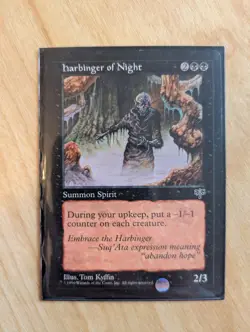 Near Mint Harbinger of Night - Mirage - Magic the Gathering - Image 1