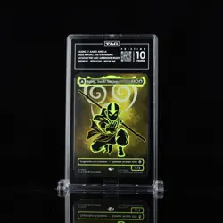 Aang, Swift Savior (Neon Ink Foil) Avatar TLA MTG TAG PRISTINE 10 (991) - Image 1