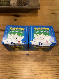 1999 Pokemon Togepi 23K Gold Plated Trading Card Sealed In Box - Image 1