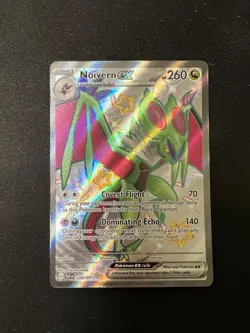 Pokemon TCG Noivern EX Full Art Shiny Ultra Rare Card Paldean Fates #220/091 - Image 1