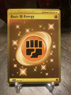 Basic Fighting Energy 258/198 Secret Hyper Rare Scarlet & Violet Pokemon TCG NM - Image 1