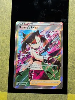 041 - Original Owner Marnie's Pride Full Art Pokemon 171/172 Brilliant Stars - Image 1