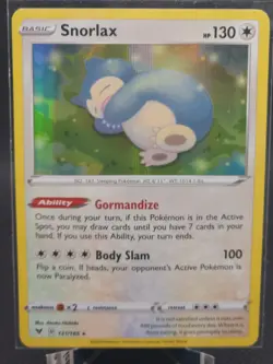Snorlax Vivid Voltage 131/185 Holo Rare 2020 Pokemon TCG Near Mint - Image 1