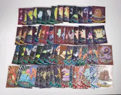 Vintage Pokemon Card Collection Lot Of 65+ - TOPPS *ALL CHROME* Cards Black Logo - Image 1