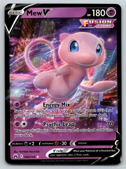 MEW V 060/159 HOLO V RARE CROWN ZENITH POKEMON LP IGARASHI - Image 1