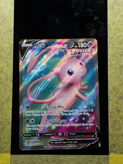 029 - Original Owner Pokemon 2021 Fusion Strike Ultra Rare Card Mew V 250/264 - Image 1