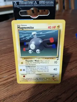 Pokemon Card Base 2 Set 79/130 Magnemite NM Vintage Tcg WoTC 90s Pokemon - Image 1
