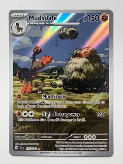 Pokemon Mudsale Illustration Rare Holo Temporal Forces 175/162 - Image 1