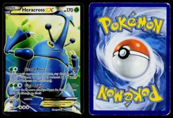 Heracross EX 105/111 Full Art Ultra Rare Furious Fists Pokemon HP - Image 3