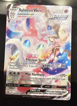 Pokemon Sylveon VMAX Full Art Ultra Rare Holo TG15/TG30 Brilliant Stars - NM - Image 1