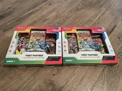 2x Pokemon TCG First Partner Illustration Collection Series 1 New Sealed - Image 2